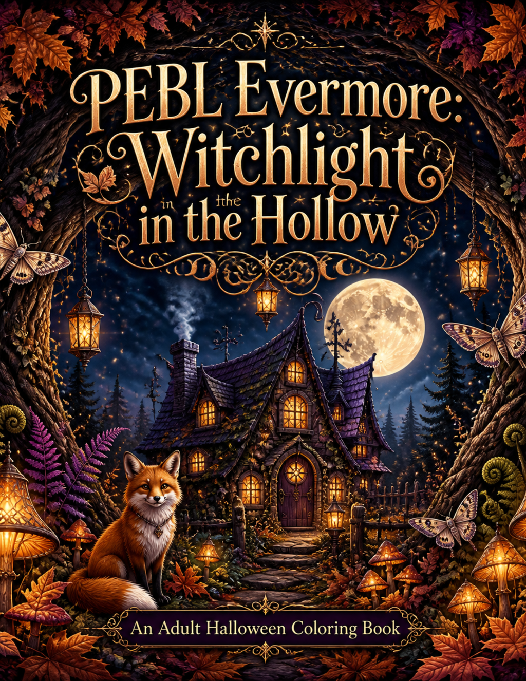 The Hollow Moon: A Witch’s Coloring Grimoire