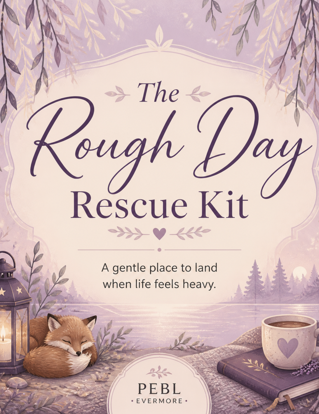 The Rough Day Rescue Kit | Printable Self-Care Toolkit